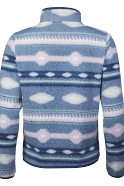 Best Ayacucho Fleece Barrosa Printed Half Zip W Coronet Blue Combo