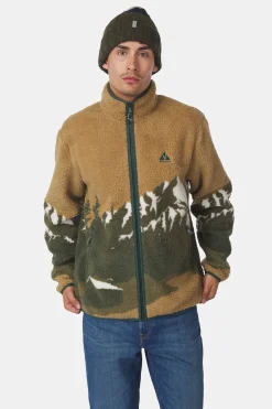 Fleece Bjerg Landscape Fleece Jacket M-Ayacucho Clearance