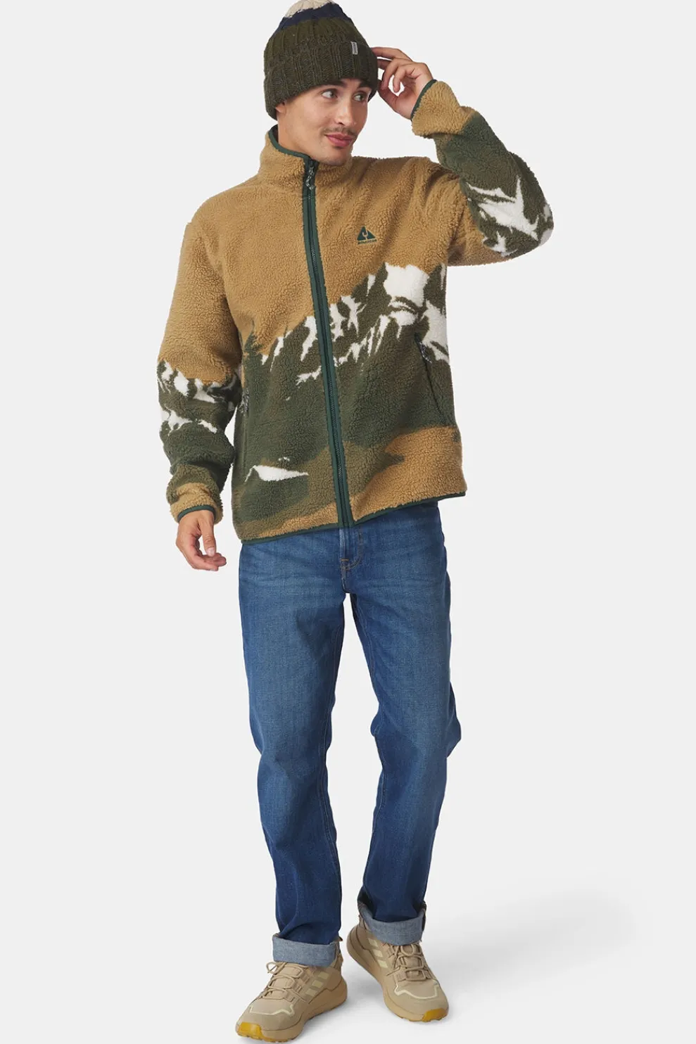 Fleece Bjerg Landscape Fleece Jacket M-Ayacucho Clearance