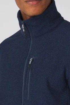 Best Ayacucho Fleece Divis Structured Fleece Jacket Navy
