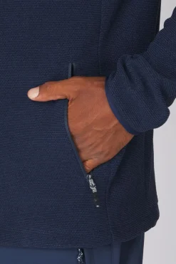 Best Ayacucho Fleece Divis Structured Fleece Jacket Navy