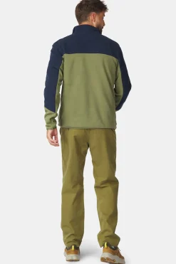 Best Ayacucho Fleece Fitzroy Snap Pullover M Olivine Combo