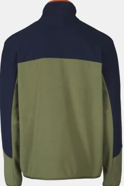 Best Ayacucho Fleece Fitzroy Snap Pullover M Olivine Combo