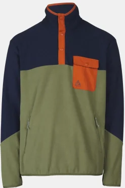 Best Ayacucho Fleece Fitzroy Snap Pullover M Olivine Combo