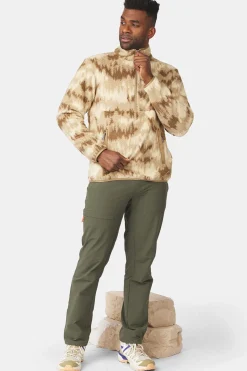 Sale Ayacucho Fleece Flynn Printed 1/2 Zip Fleece M Kelp Print