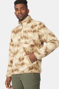 Sale Ayacucho Fleece Flynn Printed 1/2 Zip Fleece M Kelp Print