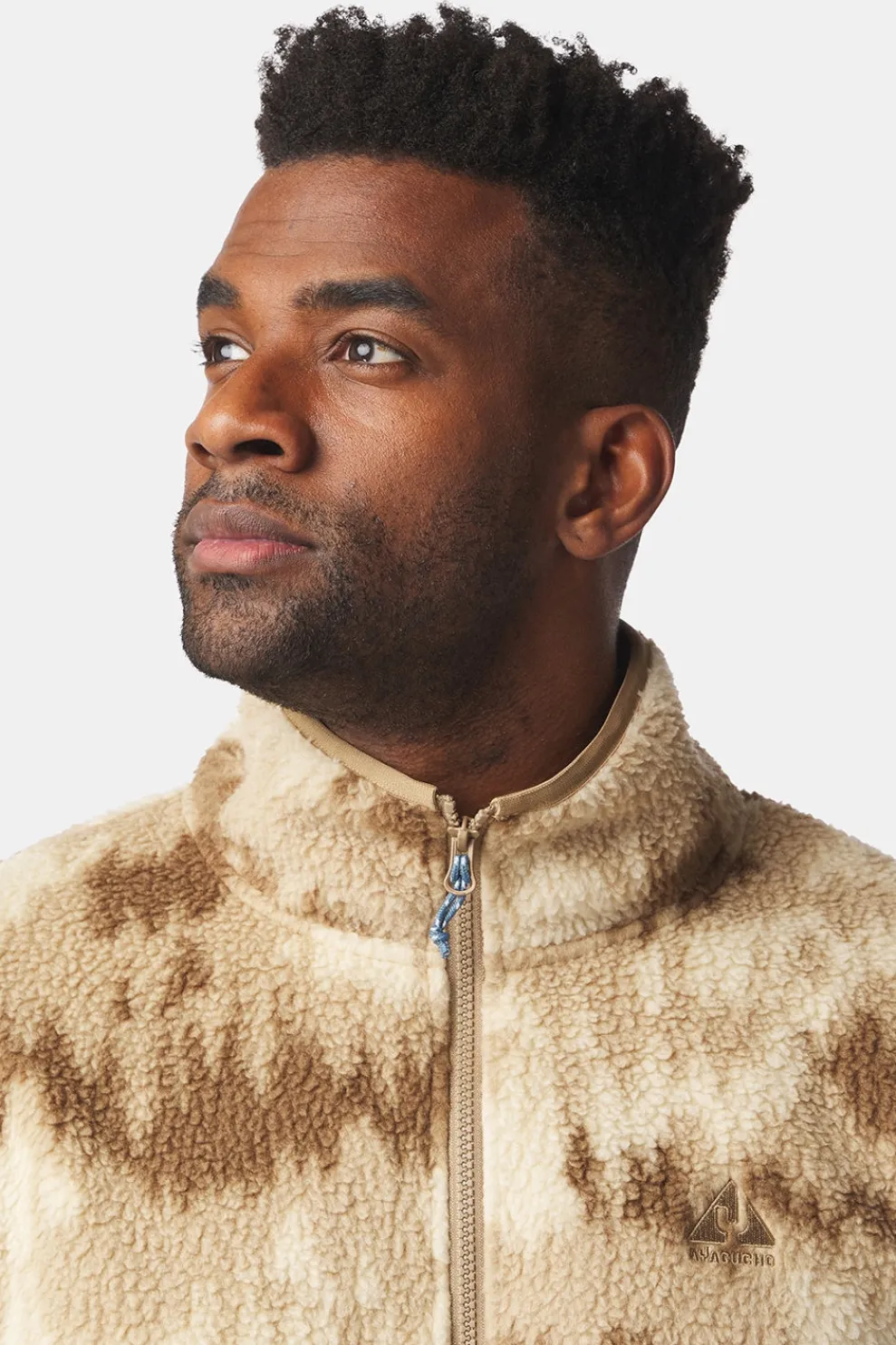 Sale Ayacucho Fleece Flynn Printed 1/2 Zip Fleece M Kelp Print