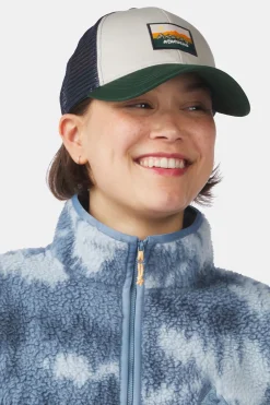 Best Ayacucho Fleece Flynn Printed 1/2 Zip Fleece W Blue Mirage Print