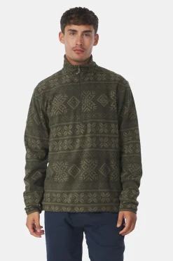 Fleece Inverno Printed Fleece Half Zip M-Ayacucho Sale