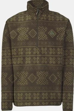 Fleece Inverno Printed Fleece Half Zip M-Ayacucho Sale