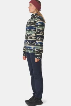 Fleece Leiria Printed Snap Pullover W-Ayacucho Hot