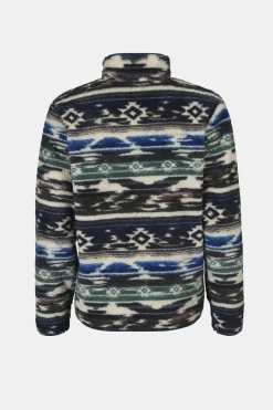 Fleece Leiria Printed Snap Pullover W-Ayacucho Hot