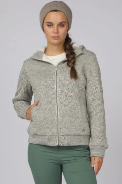 Clearance Ayacucho Fleece Medina V Hoodie W Grey