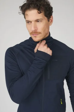 Best Ayacucho Fleece Mountain Midlayer Jacket M Navy
