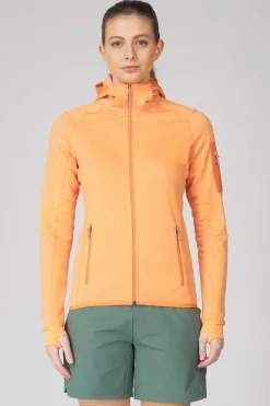 Sale Ayacucho Fleece Mountain Midlayer Hoodie W Tangerine