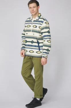 New Ayacucho Fleece Pehoe Printed Snap M Ecru Combo