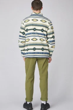 New Ayacucho Fleece Pehoe Printed Snap M Ecru Combo