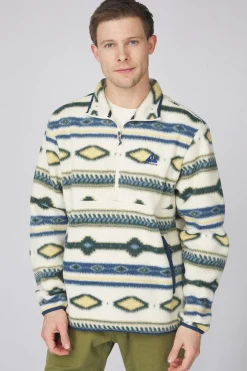 New Ayacucho Fleece Pehoe Printed Snap M Ecru Combo