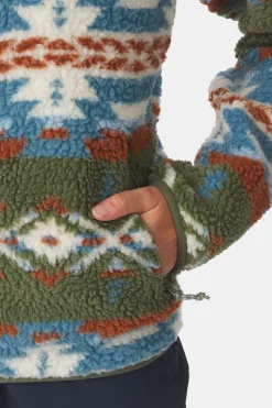 Fleece Peniche Jaquard Sherpa Jacket W-Ayacucho Discount