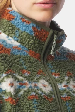 Fleece Peniche Jaquard Sherpa Jacket W-Ayacucho Discount