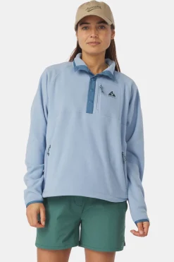 Fleece Venture Snap Pullover W-Ayacucho Clearance