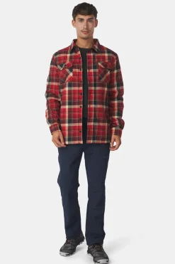 Best Ayacucho Hemd Flannel Padded Fired Brick Check