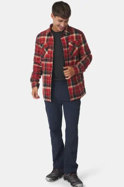 Best Ayacucho Hemd Flannel Padded Fired Brick Check
