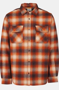 Clearance Ayacucho Hemd Heavy Flannel Umber Check