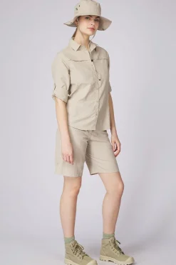 Best Ayacucho Hemd Jungle Travel Ls W Beige