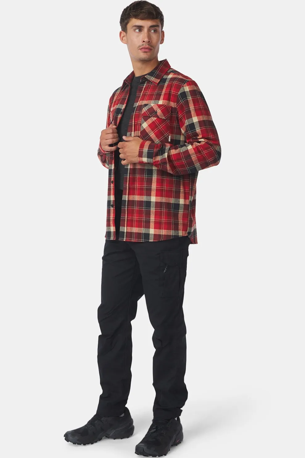 Fashion Ayacucho Hemd Light Flannel Fired Brick Check