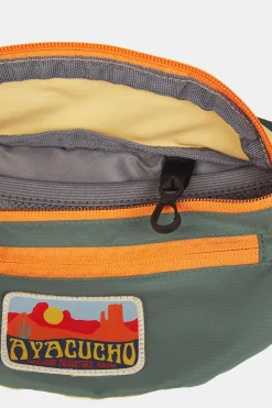 Sale Ayacucho Heuptas Festival Hipbag Sage Leaf/Sunset Gold