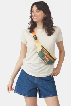 Sale Ayacucho Heuptas Festival Hipbag Sage Leaf/Sunset Gold