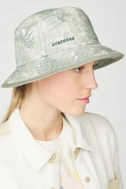 Hoed Printed Summer Bucket-Ayacucho Sale