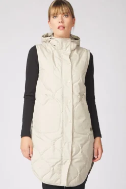 Jas Quilted Vest Long W-Ayacucho Hot