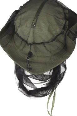 Clearance Ayacucho Jungle Travel Hat With Mosquito Net Moss