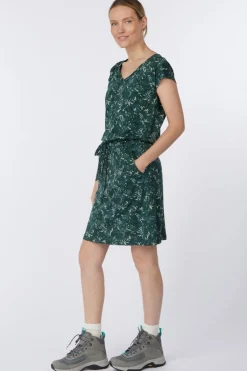 Outlet Ayacucho Jurk Malibu II W Bistro Green Print