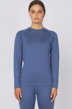 Sale Ayacucho Ondergoed Baselayer Top Ls W Crown Blue