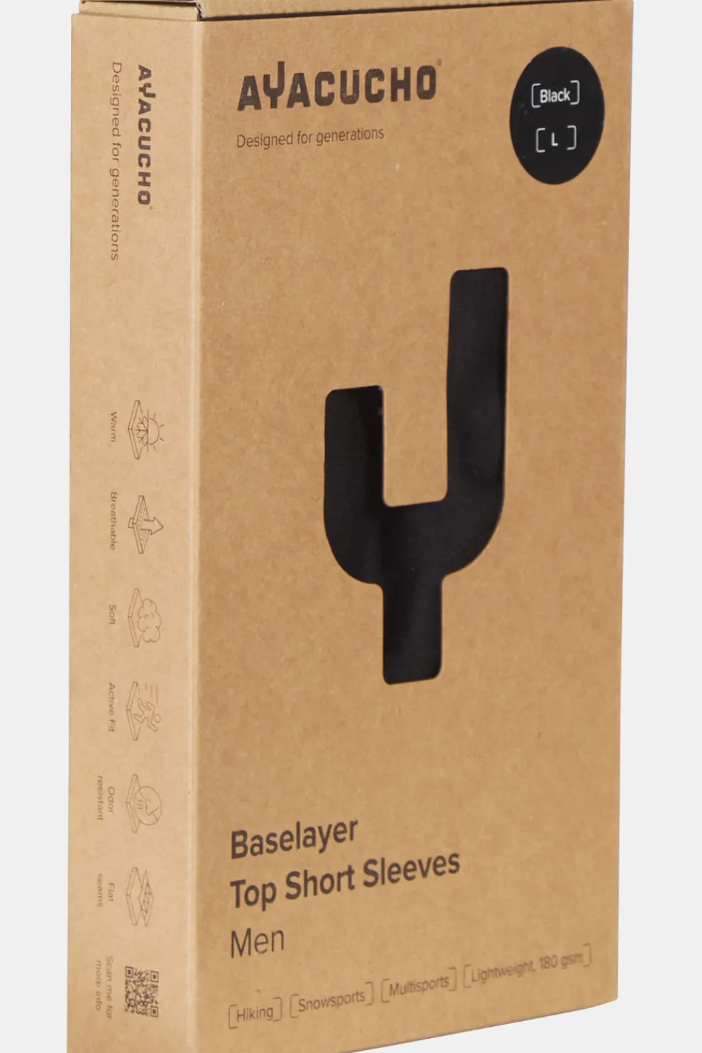Ondergoed Baselayer Top Ss M-Ayacucho Outlet
