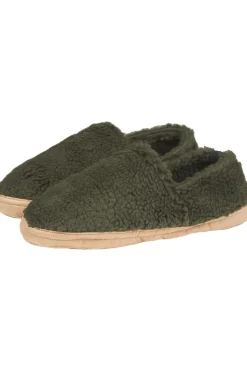 New Ayacucho Pantoffel Low Sherpa Dark Olive