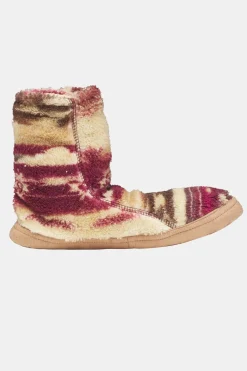 New Ayacucho Pantoffel Printed High Loft Tawny Port Print