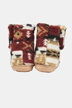 Fashion Ayacucho Pantoffel Sherpa Printed Fired Earth/Black Print