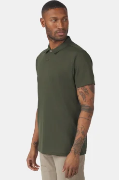 Hot Ayacucho Polo Forest Technical Polo II Ss M Dark Moss