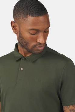 Hot Ayacucho Polo Forest Technical Polo II Ss M Dark Moss