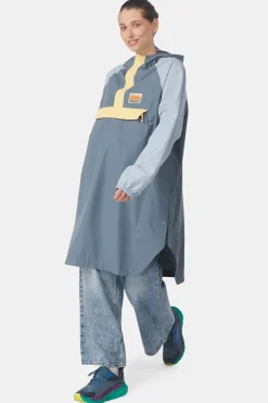 Fashion Ayacucho Poncho Festival Poncho Blue Mirage/Soft Chambray