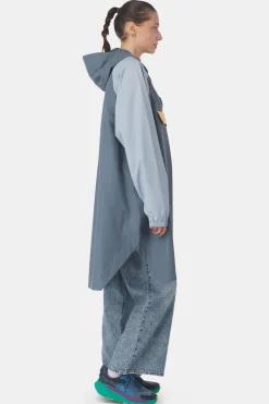 Fashion Ayacucho Poncho Festival Poncho Blue Mirage/Soft Chambray