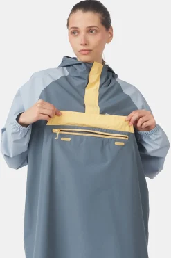 Fashion Ayacucho Poncho Festival Poncho Blue Mirage/Soft Chambray