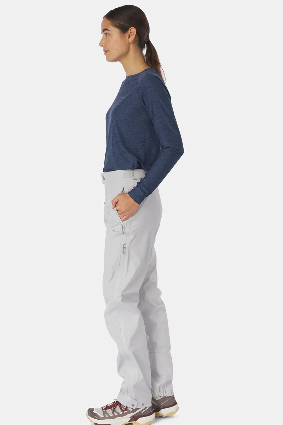 Outlet Ayacucho Regenbroek Mountain 3L Trousers W Grey Violet