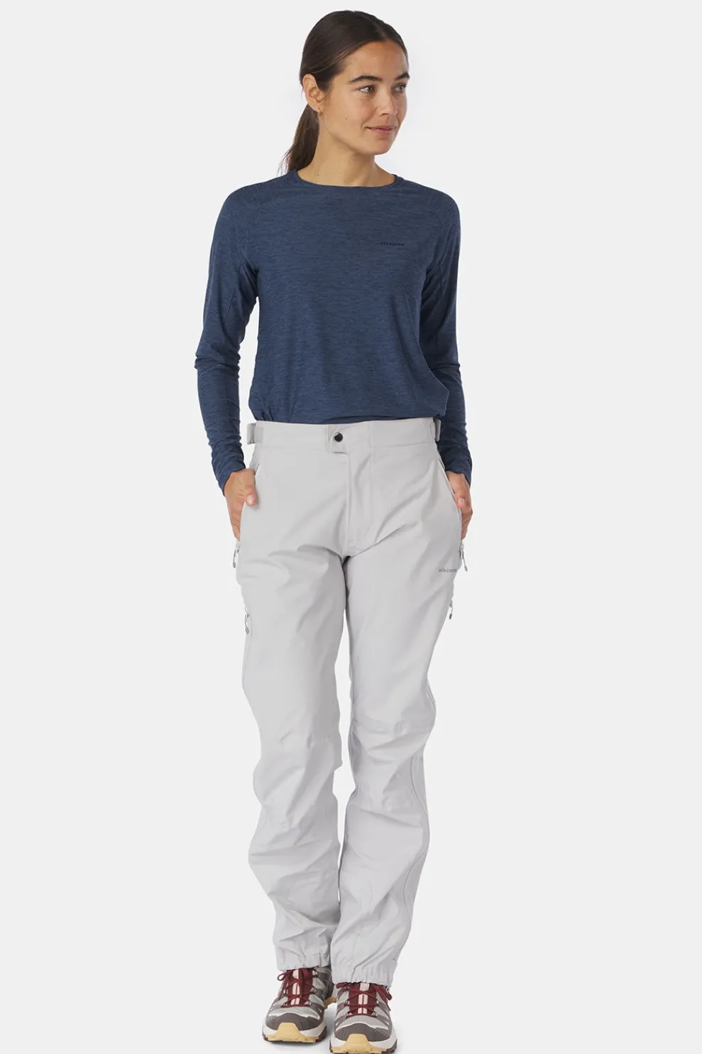 Outlet Ayacucho Regenbroek Mountain 3L Trousers W Grey Violet