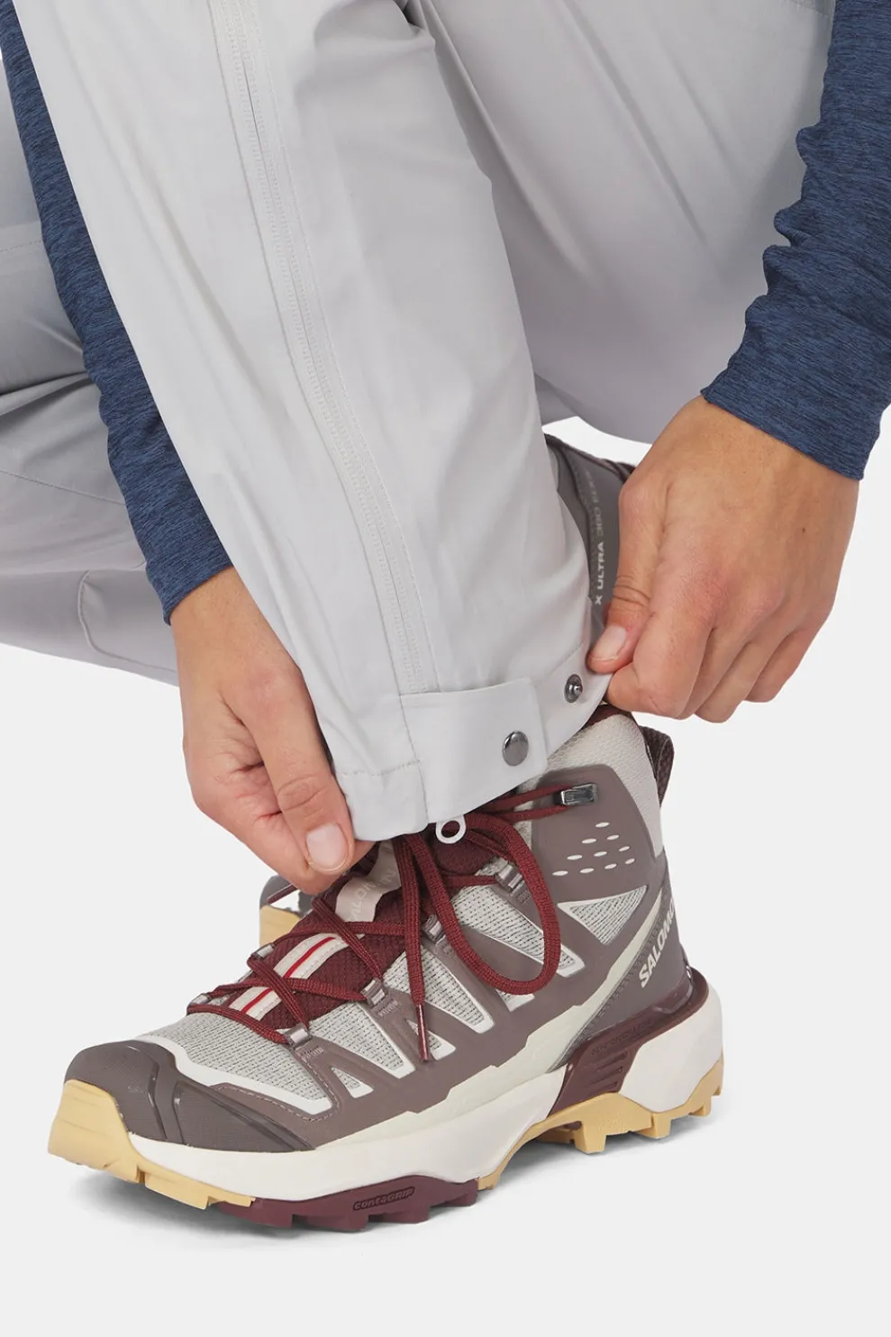 Outlet Ayacucho Regenbroek Mountain 3L Trousers W Grey Violet