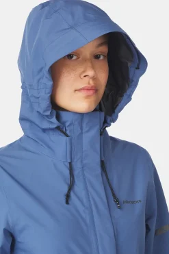 Hot Ayacucho Regenjas Canopy 3 Layer Coat W Atlantic Blue